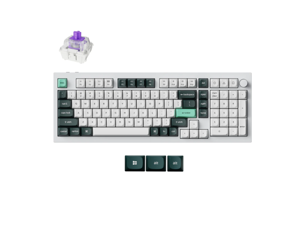 Tastatūra Keychron Q5 Magnētiskā Hall Effect (Shell White)