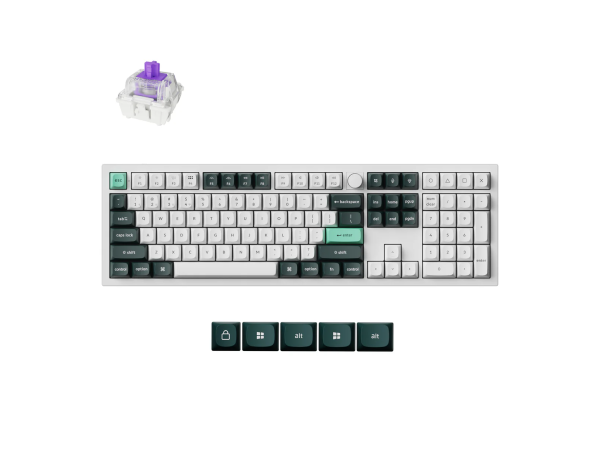 Tastatūra Keychron Q6 Magnētiskā Hall Effect (Shell White)