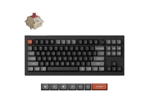Tastatūra Keychron V3 Ultra (Melna)