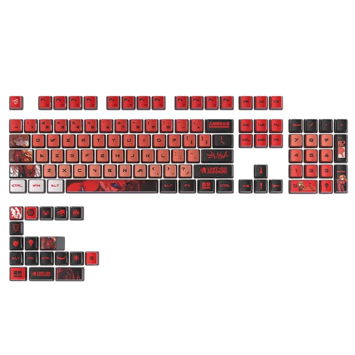 Klaviatūras keycaps HZGAMER (Asuka) - Image 5