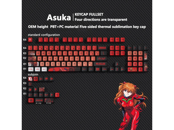 Klaviatūras keycaps HZGAMER (Asuka)