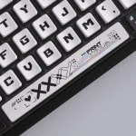 Keycaps для клавиатуры HZGAMER (Чёрные/Белые) — изображение 3