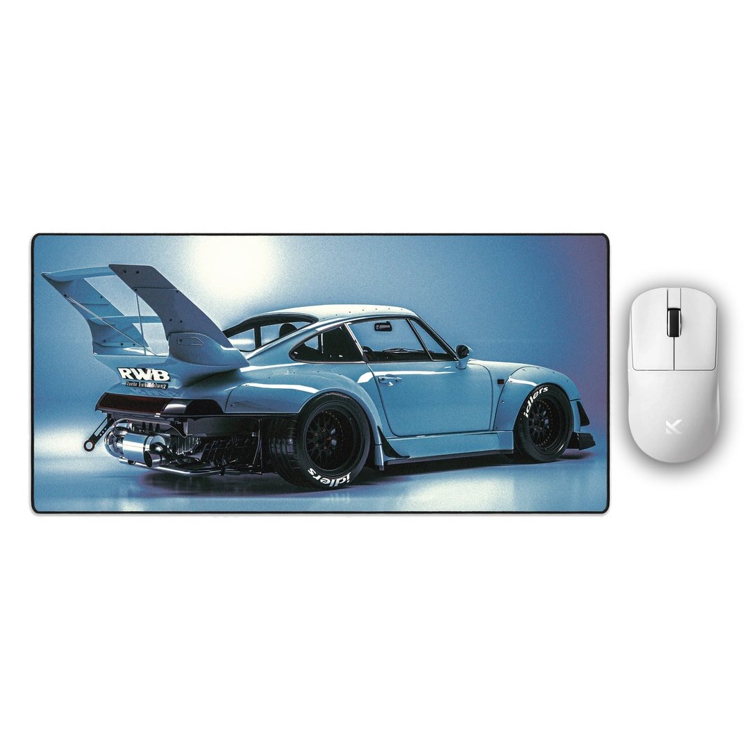 sviesiai-melynas-zaidimu-rinkinys-mchose-l-ultra-lit-mousepad-vaporwave-porsche Светло-синий игровой комплект — MCHOSE L7 Ultra+ + «LIT Mousepad» Vaporwave Porsche — изображение 1