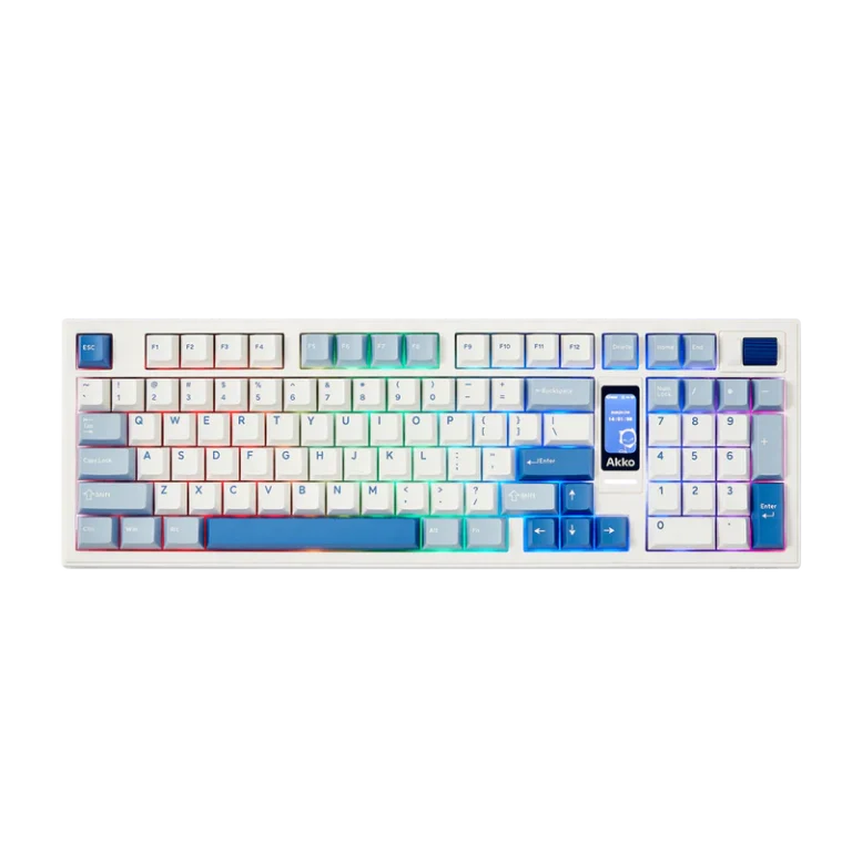 Tastatūra AKKO 5098B GLACIER (BaltaMėlyna) klaviaturas.shop